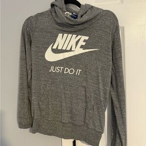 Nike Heather Gray Pullover Hoodie